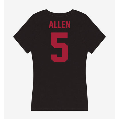Alabama - NCAA Men's Basketball : Amari Allen - Women's V-Neck T-Shirt-2