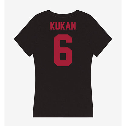 Alabama - NCAA Women's Soccer : Kiley Kukan - Women's V-Neck T-Shirt-2