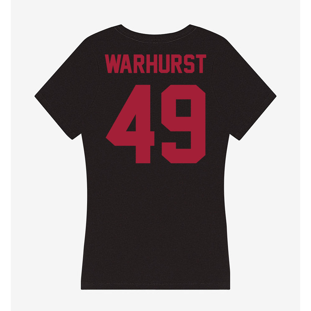 Alabama - NCAA Football : Conner Warhurst - Women's V-Neck T-Shirt-1