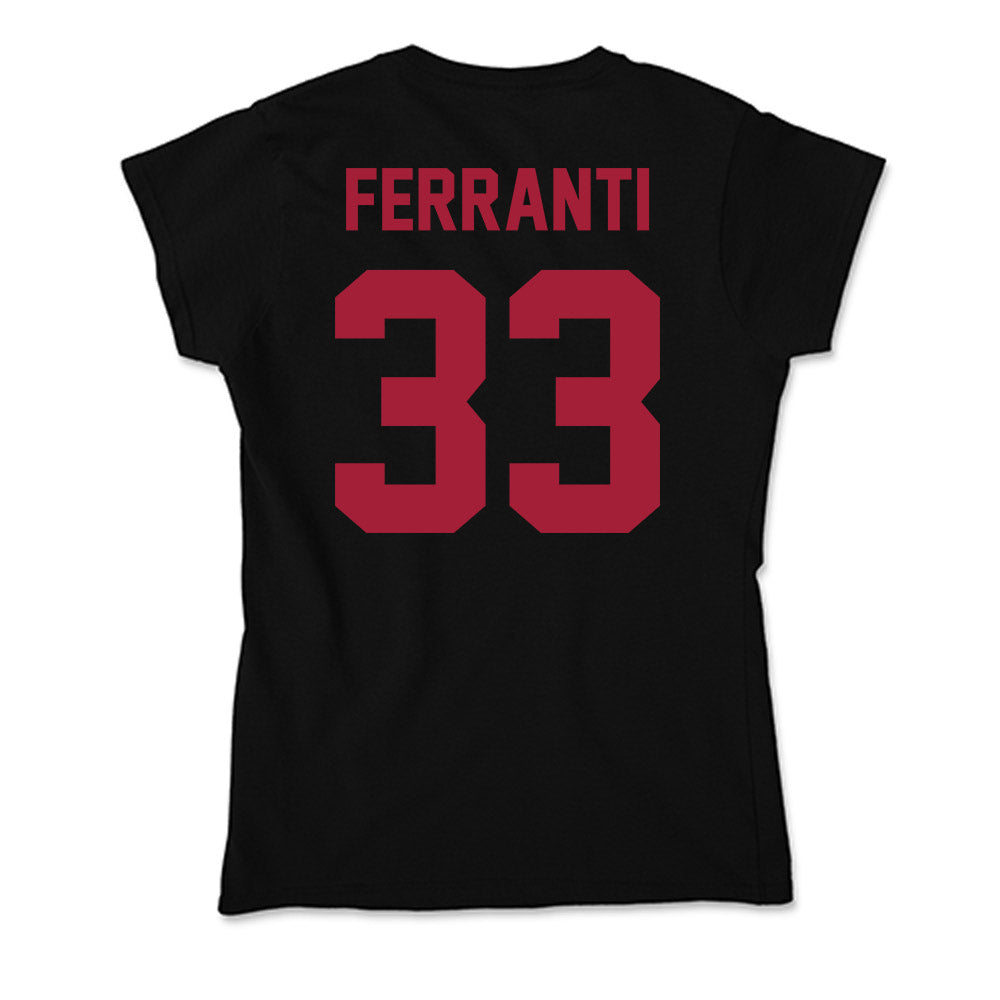 Alabama - Baseball Alumni : Michael Ferranti - Soft Style Women’s T-Shirt-1