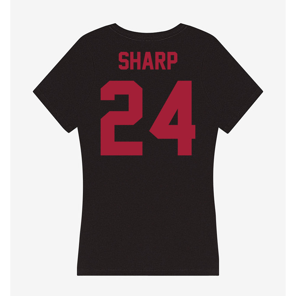 Alabama - NCAA Women's Soccer : Ulla Sharp - Women's V-Neck T-Shirt-3