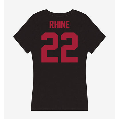 Alabama - NCAA Baseball : Will Rhine - Women's V-Neck T-Shirt-2
