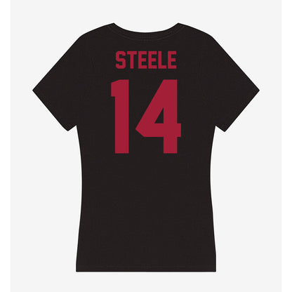 Alabama - NCAA Baseball : Peyton Steele - Women's V-Neck T-Shirt-3