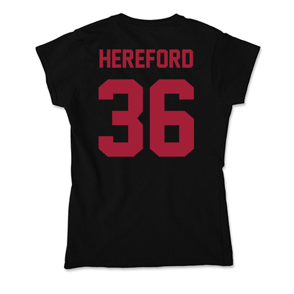 Alabama - Football Alumni : Mac Hereford - Soft Style Women’s T-Shirt-1