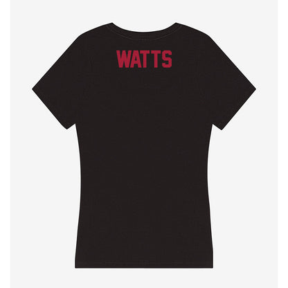 Alabama - NCAA Women's Swimming & Diving : Stella Watts - Women's V-Neck T-Shirt-3