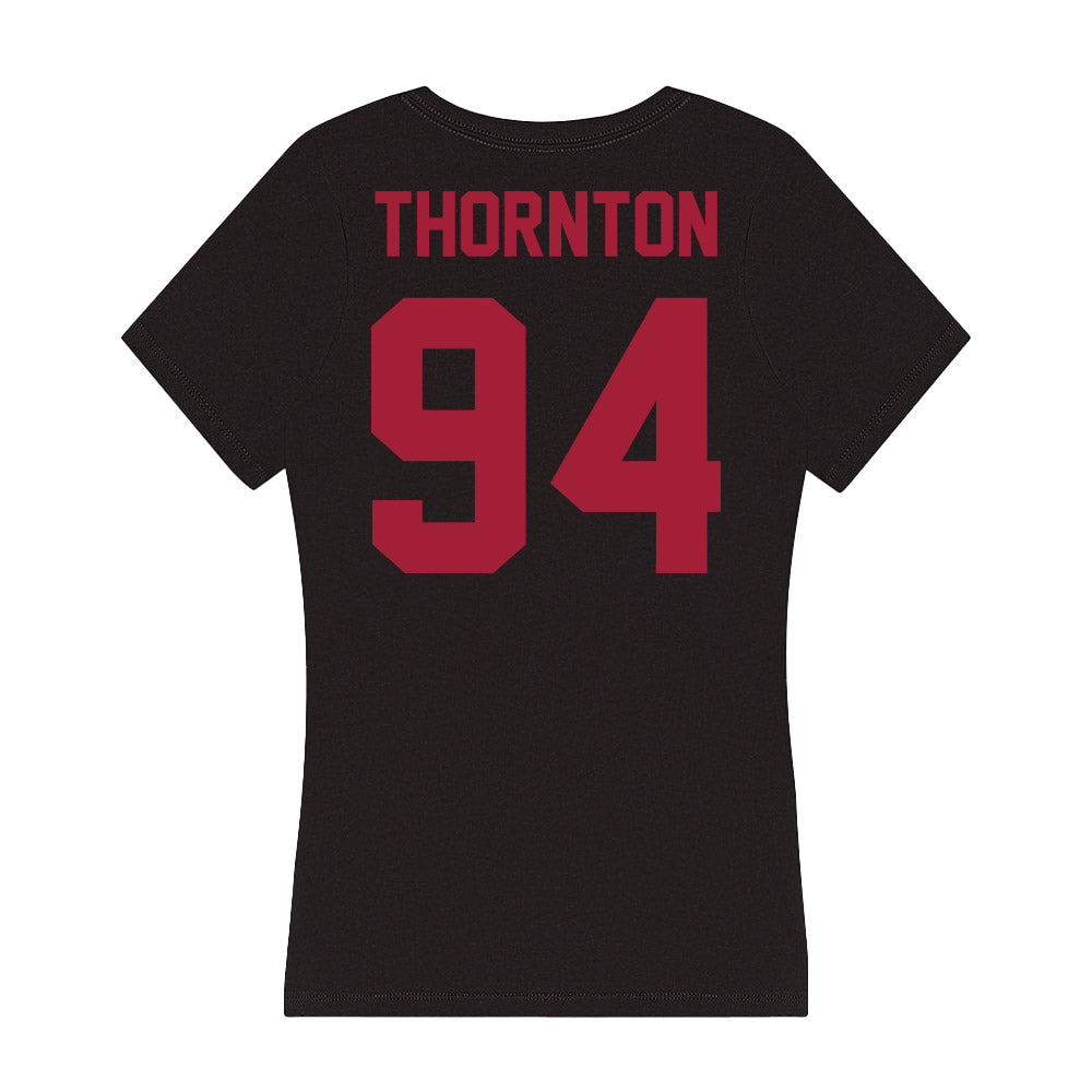 Alabama - Football Alumni : George Thornton - Women's V-Neck T-Shirt-1