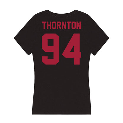 Alabama - Football Alumni : George Thornton - Women's V-Neck T-Shirt-1