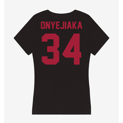 Alabama - NCAA Men's Basketball : Collins Onyejiaka - Women's V-Neck T-Shirt-3