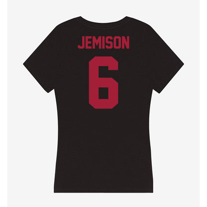 Alabama - NCAA Men's Basketball : London Jemison - Women's V-Neck T-Shirt-3