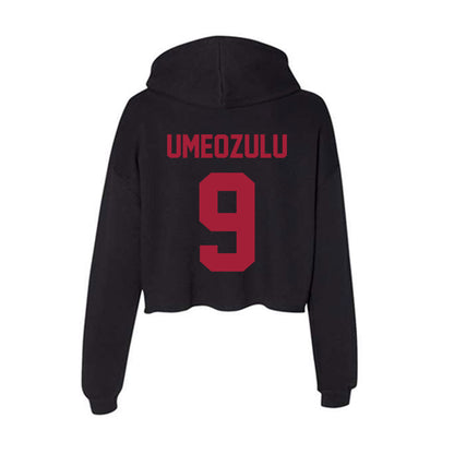 Alabama - NCAA Football : Desmond Umeozulu - Women's Crop Fleece Hoodie-1