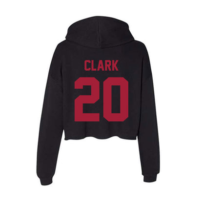 Alabama - Baseball Alumni : Aaron Clark - Women's Crop Fleece Hoodie-1