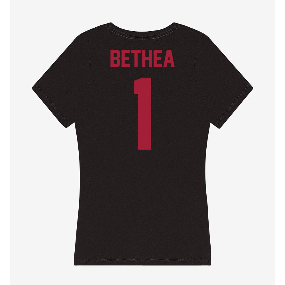 Alabama - NCAA Men's Basketball : Jalil Bethea - Women's V-Neck T-Shirt-3