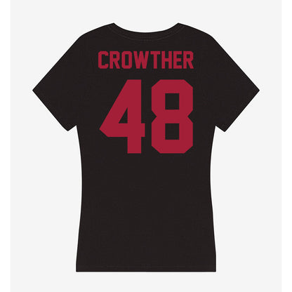 Alabama - NCAA Baseball : Ashton Crowther - Women's V-Neck T-Shirt-3