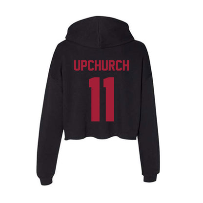 Alabama - NCAA Baseball : Myles Upchurch - Women's Crop Fleece Hoodie-1