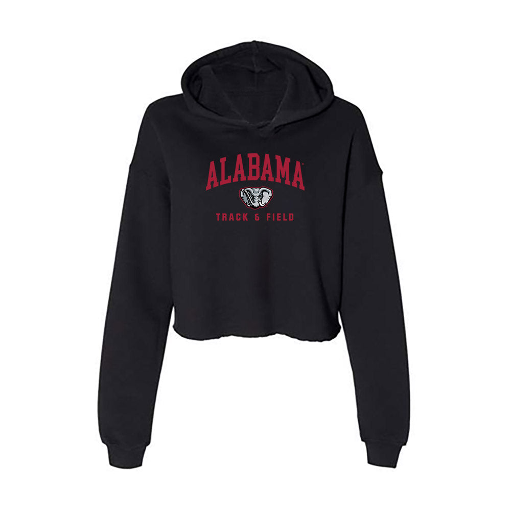 Alabama - NCAA Women's Track & Field : Miracle Ailes - Women's Crop Fleece Hoodie-0