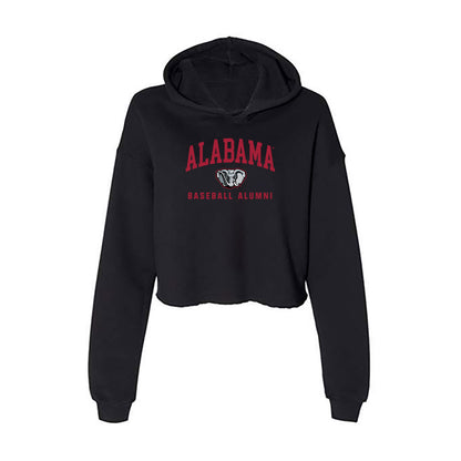 Alabama - Baseball Alumni : Jake Walters - Women's Crop Fleece Hoodie-0