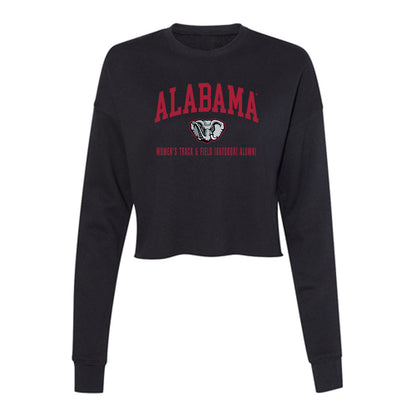 Alabama - Women's Track & Field (Outdoor) Alumni : Beth Mallory - Women's Cropped Crew Fleece-0