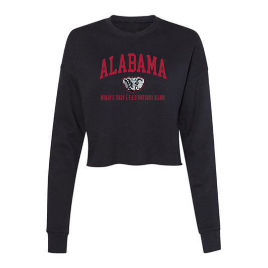Alabama - Women's Track & Field (Outdoor) Alumni : Beth Mallory - Women's Cropped Crew Fleece-0