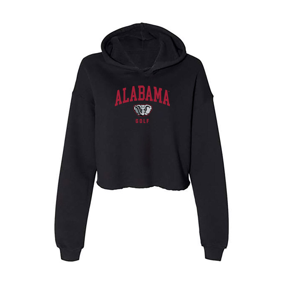 Alabama - Men's Golf Alumni : Austin Hynson - Women's Crop Fleece Hoodie-0