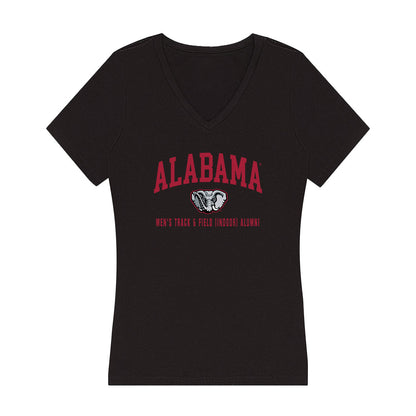 Alabama - Men's Track & Field (Indoor) Alumni : Charodd Richardson - Women's V-Neck T-Shirt-0
