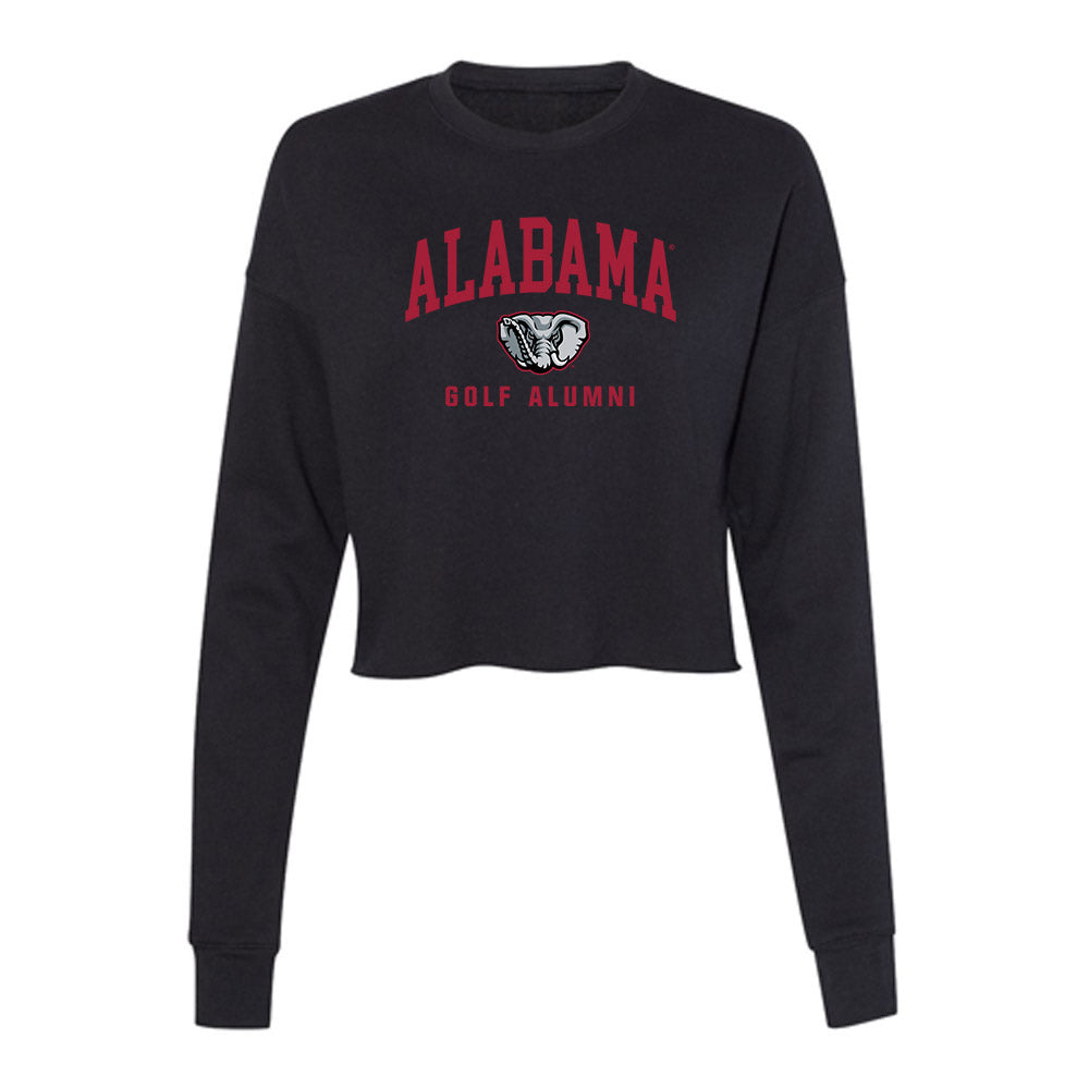 Alabama - Women's Golf Alumni : Lisa Andrzejewski - Women's Cropped Crew Fleece-0