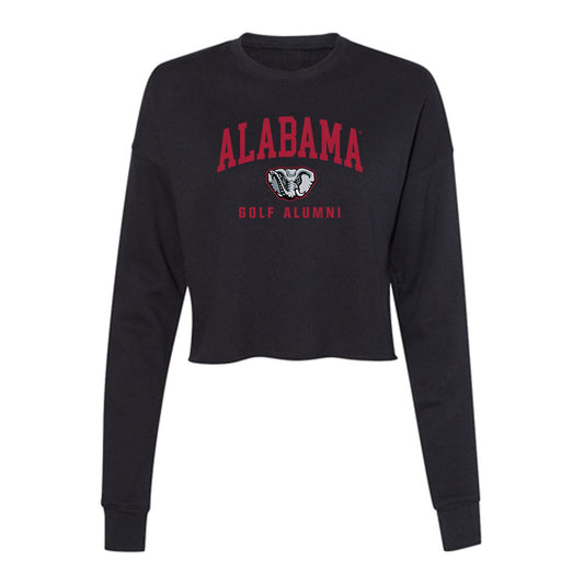 Alabama - Women's Golf Alumni : Lisa Andrzejewski - Women's Cropped Crew Fleece-0