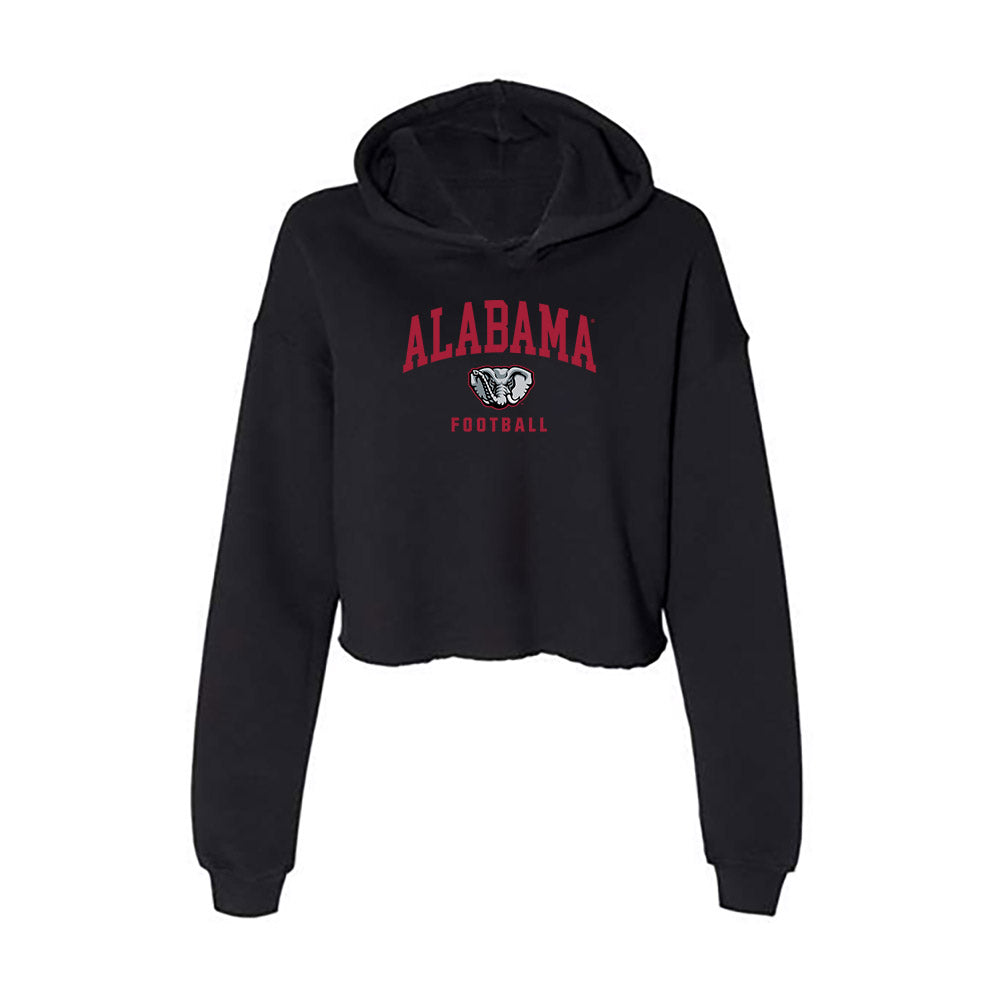 Alabama - NCAA Football : Devan Thompkins - Women's Crop Fleece Hoodie-0