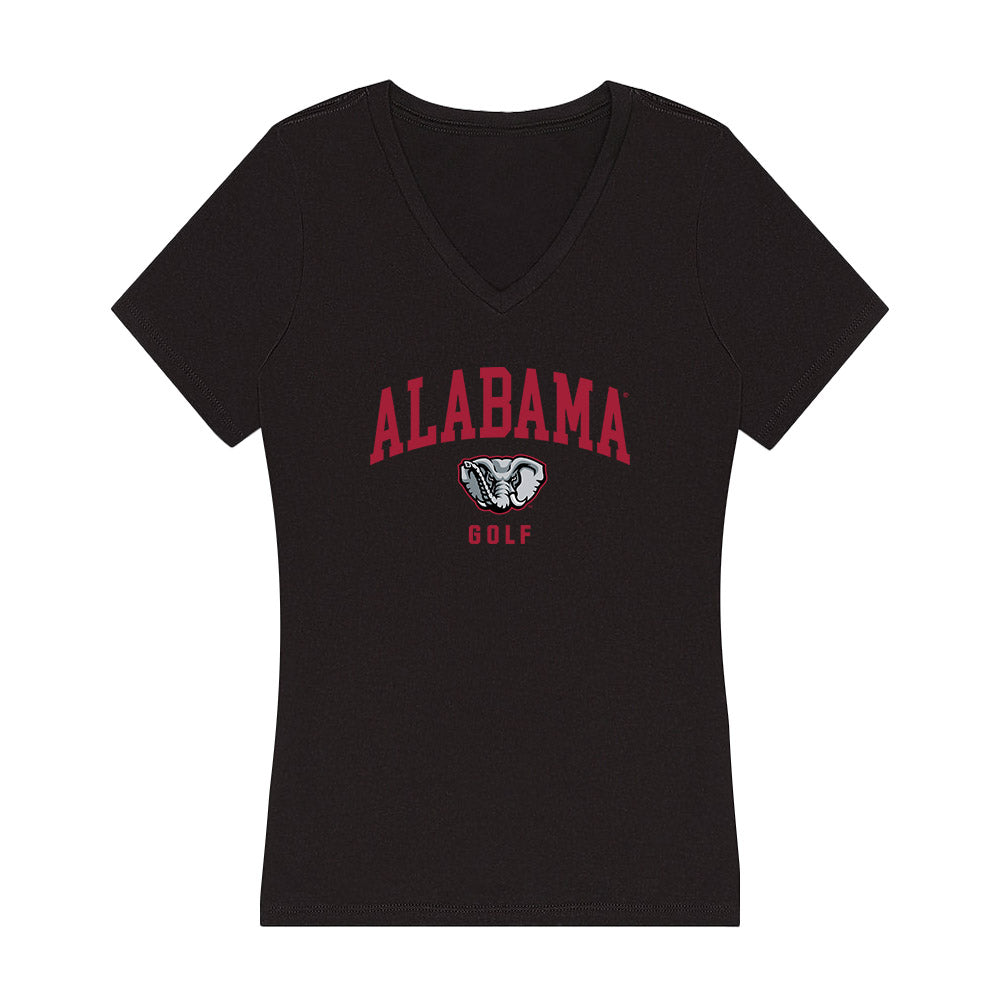 Alabama - Men's Golf Alumni : Austin Hynson - Women's V-Neck T-Shirt-0