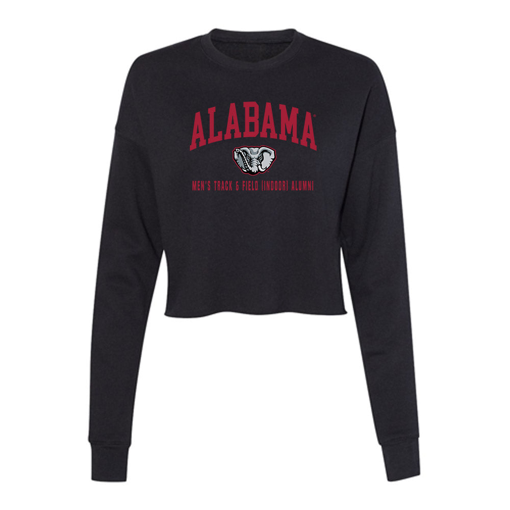 Alabama - Men's Track & Field (Indoor) Alumni : Charodd Richardson - Women's Cropped Crew Fleece-0