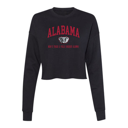 Alabama - Men's Track & Field (Indoor) Alumni : Charodd Richardson - Women's Cropped Crew Fleece-0