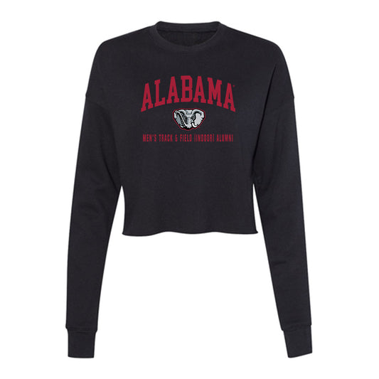 Alabama - Men's Track & Field (Indoor) Alumni : Charodd Richardson - Women's Cropped Crew Fleece-0