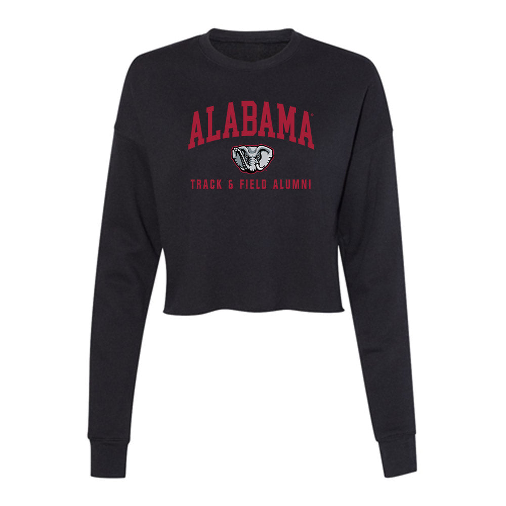 Alabama - Men's Track & Field (Outdoor) Alumni : Jeff Belcher - Women's Cropped Crew Fleece-0
