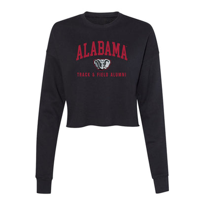 Alabama - Men's Track & Field (Outdoor) Alumni : Jeff Belcher - Women's Cropped Crew Fleece-0