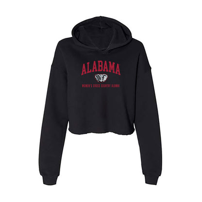 Alabama - Women's Cross Country Alumni : Laura Winston - Women's Crop Fleece Hoodie-0