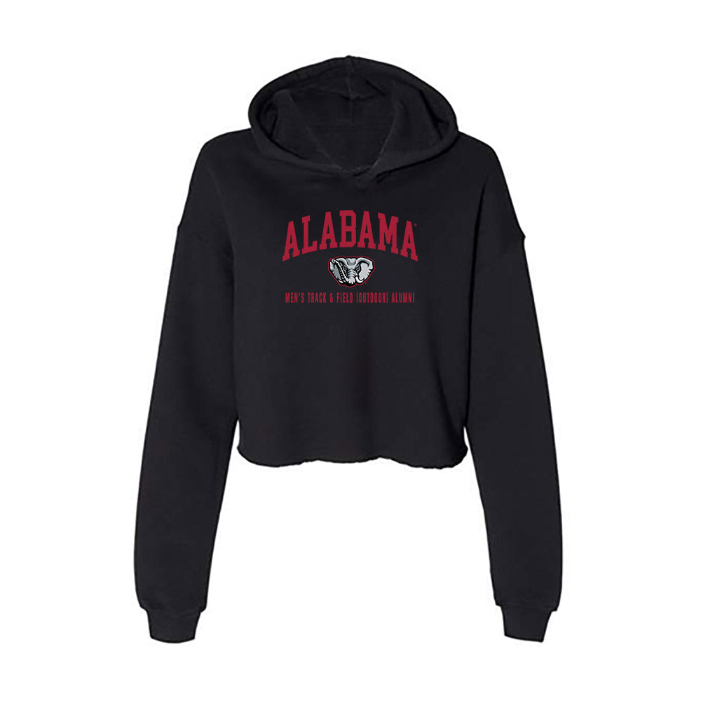 Alabama - Men's Track & Field (Outdoor) Alumni : Tiger Jones - Women's Crop Fleece Hoodie-0