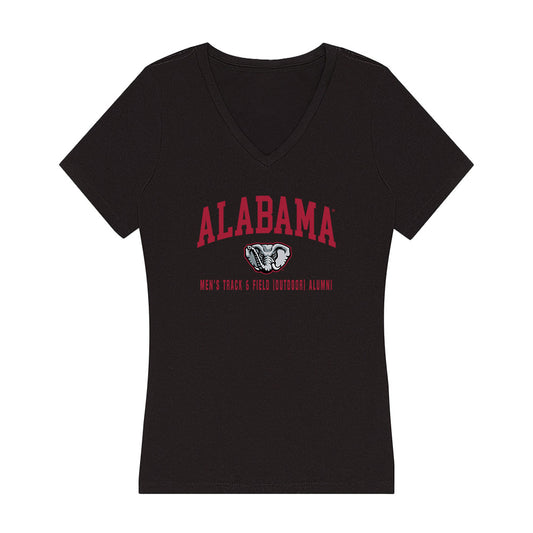 Alabama - Men's Track & Field (Outdoor) Alumni : Tiger Jones - Women's V-Neck T-Shirt-0