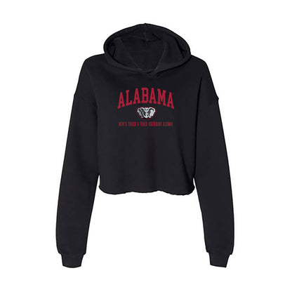 Alabama - Men's Track & Field (Outdoor) Alumni : Gary England - Women's Crop Fleece Hoodie-0