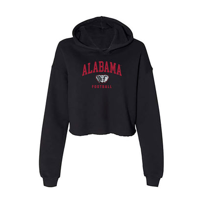 Alabama - NCAA Football : Dylan Lonergen - Women's Crop Fleece Hoodie-0