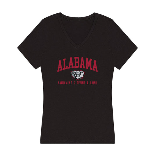 Alabama - Men's Swimming & Diving Alumni : Knox Auerbach - Women's V-Neck T-Shirt-0