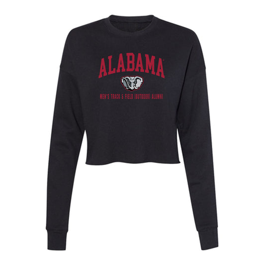 Alabama - Men's Track & Field (Outdoor) Alumni : Gary England - Women's Cropped Crew Fleece-0