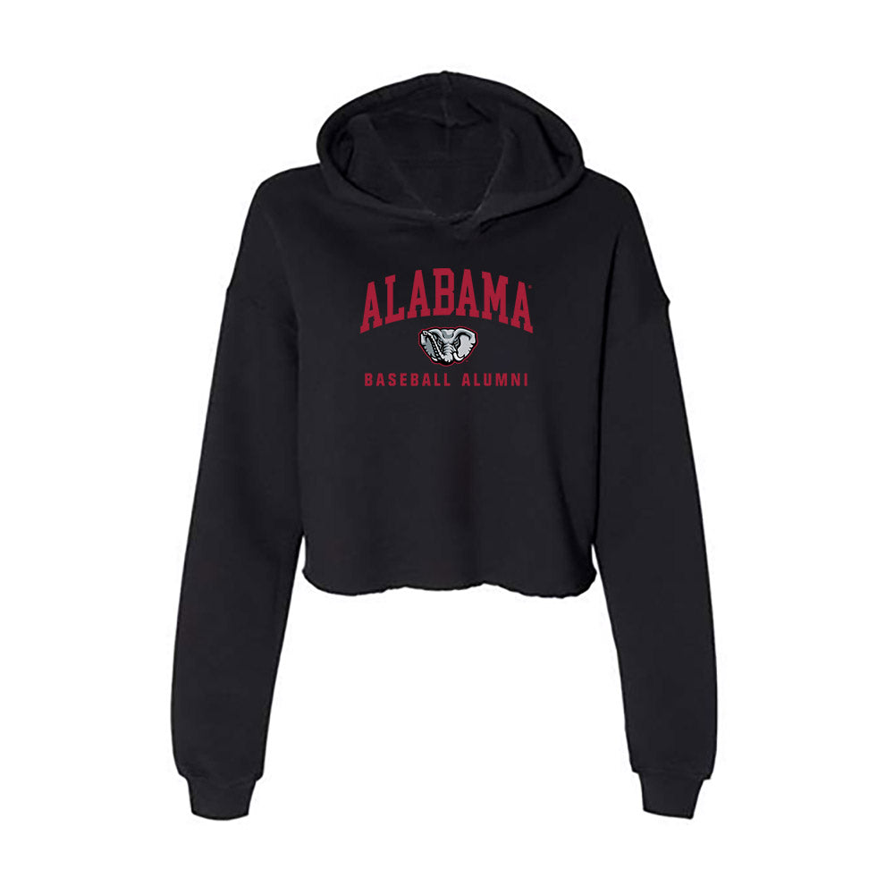 Alabama - Baseball Alumni : Michael Ferranti - Women's Crop Fleece Hoodie-0