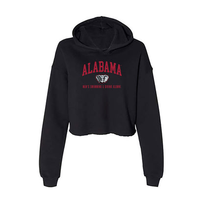 Alabama - Men's Swimming & Diving Alumni : Stavros Michaelides - Women's Crop Fleece Hoodie-0