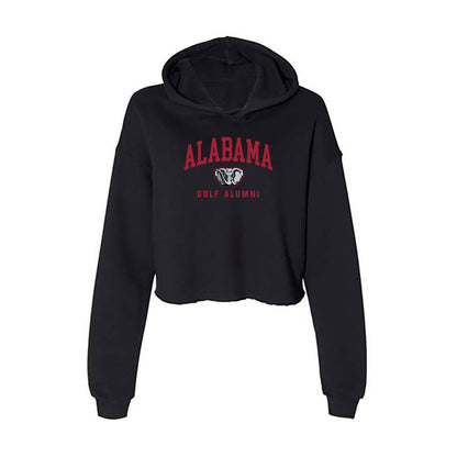 Alabama - Women's Golf Alumni : Lisa Andrzejewski - Women's Crop Fleece Hoodie-0