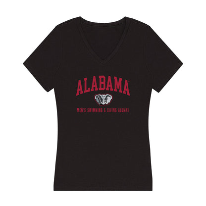 Alabama - Men's Swimming & Diving Alumni : Eric White - Women's V-Neck T-Shirt-0