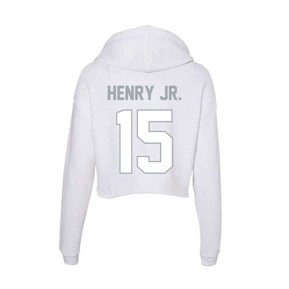 Ohio State - NCAA Football : Chris Henry Jr. - Women's Crop Fleece Hooded Sweatshirt-1