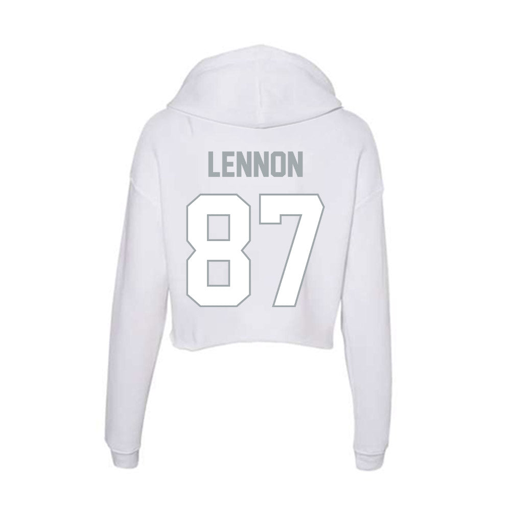 Ohio State - NCAA Football : Brody Lennon - Women's Crop Fleece Hoodie-1