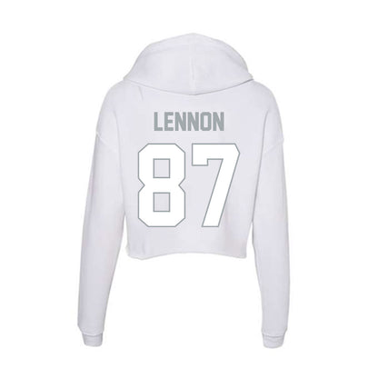 Ohio State - NCAA Football : Brody Lennon - Women's Crop Fleece Hoodie-1