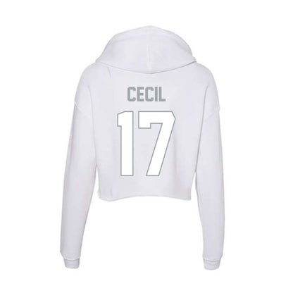 Ohio State - NCAA Baseball : Jack Cecil - Women's Crop Fleece Hoodie-1