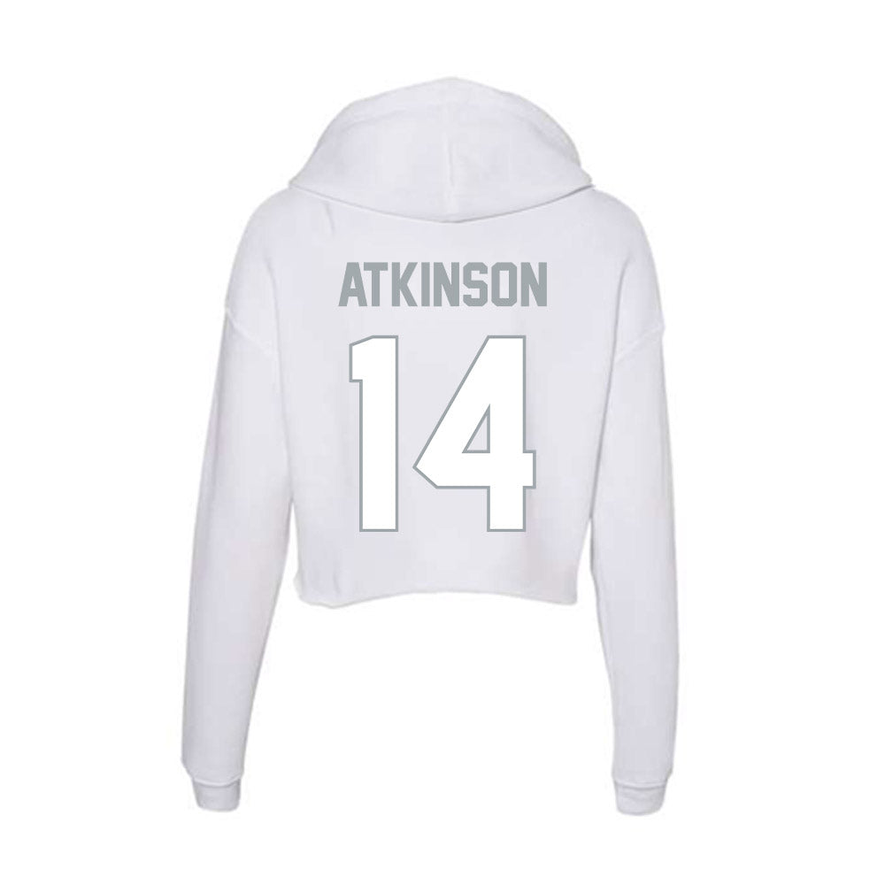 Ohio State - NCAA Football : Beau Atkinson - Women's Crop Fleece Hoodie-1