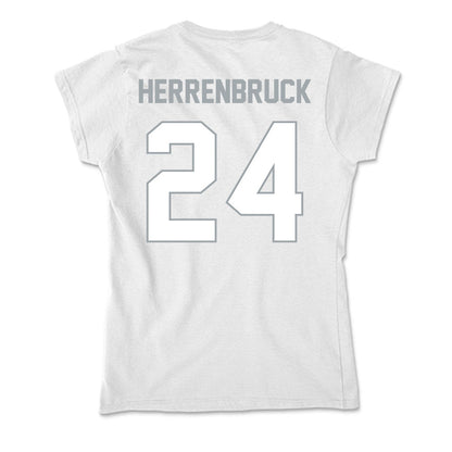 Ohio State - NCAA Baseball : Pierce Herrenbruck - Soft Style Women’s T-Shirt-1